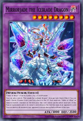 Mirrorjade the Iceblade Dragon Yu-Gi-Oh card