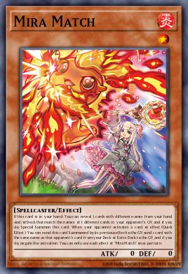 Mira Match Yu-Gi-Oh card