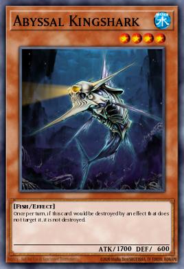 Abyssal Kingshark Yu-Gi-Oh card
