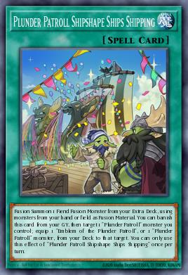 Plunder Patroll Shipshape Ships Shipping Yu-Gi-Oh card