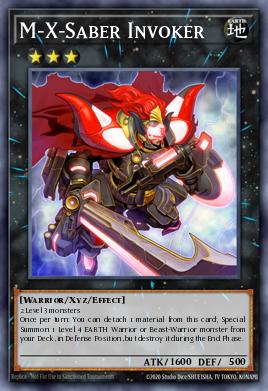 M-X-Saber Invoker Yu-Gi-Oh card
