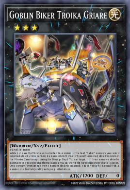 Goblin Biker Troika Griare Yu-Gi-Oh card