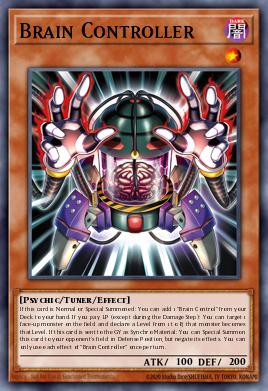 Brain Controller Yu-Gi-Oh card