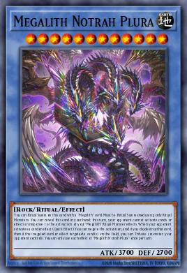 Megalith Notrah Plura Yu-Gi-Oh card