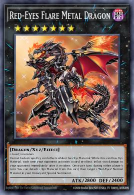Red-Eyes Flare Metal Dragon Yu-Gi-Oh card