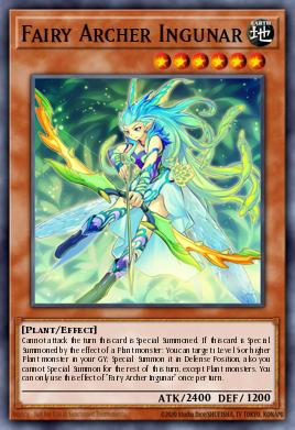 Fairy Archer Ingunar Yu-Gi-Oh card