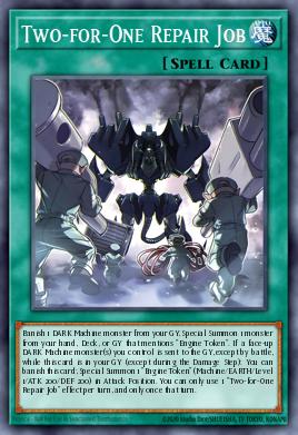 Two-for-One Repair Job Yu-Gi-Oh card