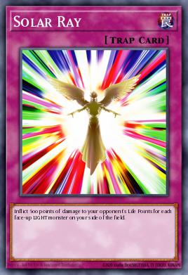 Solar Ray Yu-Gi-Oh card