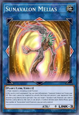 Sunavalon Melias Yu-Gi-Oh card