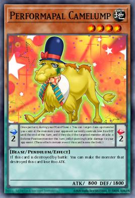 Performapal Camelump Yu-Gi-Oh card