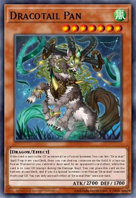 Dracotail Pan Yu-Gi-Oh card