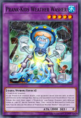 Prank-Kids Weather Washer Yu-Gi-Oh card
