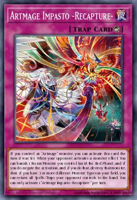 Artmage Impasto -Recapture- Yu-Gi-Oh card
