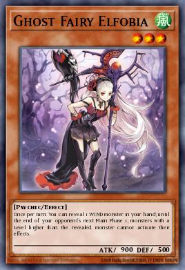Ghost Fairy Elfobia Yu-Gi-Oh card