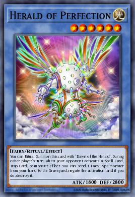 Herald of Perfection Yu-Gi-Oh card