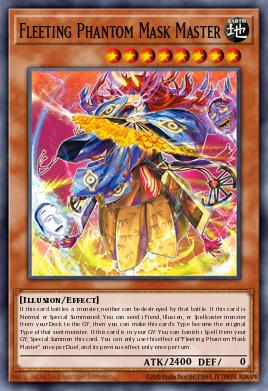 Fleeting Phantom Mask Master Yu-Gi-Oh card