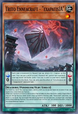 Trito Enneacraft - "exapatisIA" Yu-Gi-Oh card