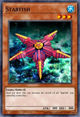 Starfish Yu-Gi-Oh card