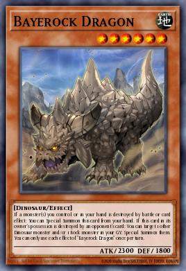 Bayerock Dragon Yu-Gi-Oh card