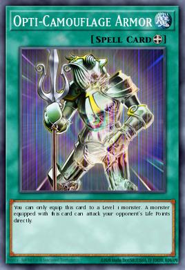 Opti-Camouflage Armor Yu-Gi-Oh card