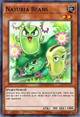Naturia Beans Yu-Gi-Oh card