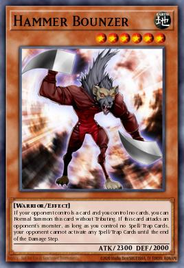 Hammer Bounzer Yu-Gi-Oh card