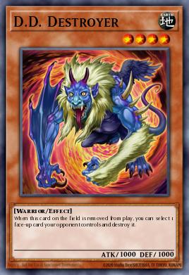 D.D. Destroyer Yu-Gi-Oh card