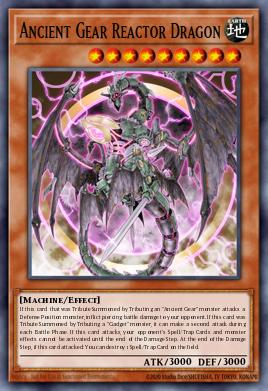 Ancient Gear Reactor Dragon Yu-Gi-Oh card
