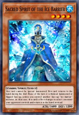 Sacred Spirit of the Ice Barrier Yu-Gi-Oh card