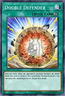 Double Defender Yu-Gi-Oh card