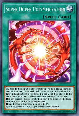 Super Duper Polymerization Yu-Gi-Oh card