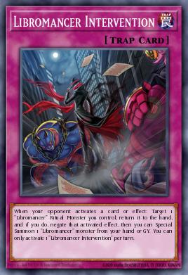 Libromancer Intervention Yu-Gi-Oh card