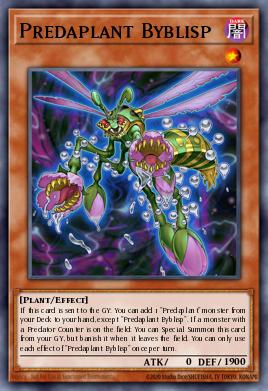Predaplant Byblisp Yu-Gi-Oh card
