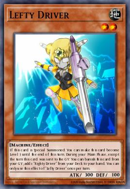 Lefty Driver Yu-Gi-Oh card