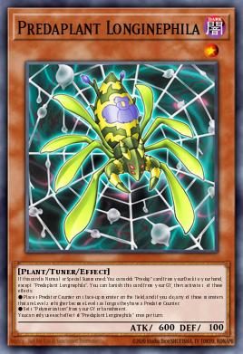 Predaplant Longinephila Yu-Gi-Oh card