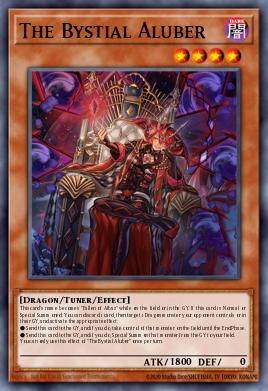 The Bystial Aluber Yu-Gi-Oh card