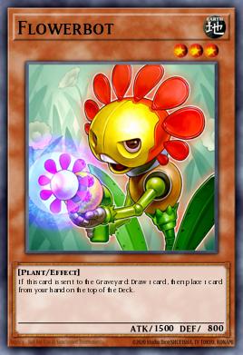 Flowerbot Yu-Gi-Oh card