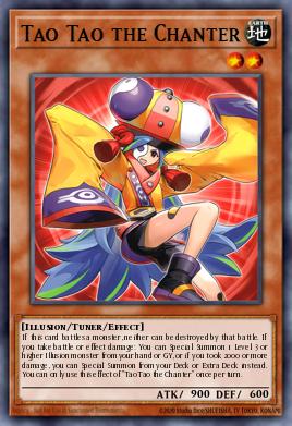 Tao Tao the Chanter Yu-Gi-Oh card