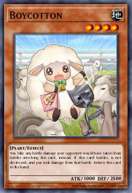 Boycotton Yu-Gi-Oh card