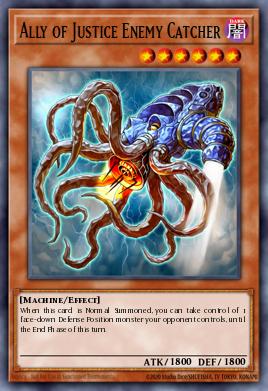 Ally of Justice Enemy Catcher Yu-Gi-Oh card