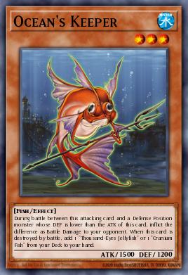Ocean's Keeper Yu-Gi-Oh card