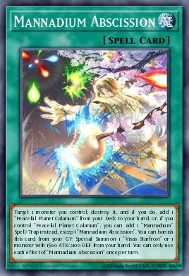 Mannadium Abscission Yu-Gi-Oh card