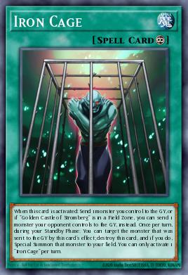 Iron Cage Yu-Gi-Oh card