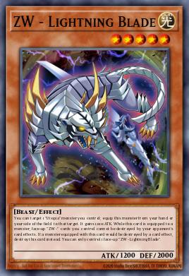 ZW - Lightning Blade Yu-Gi-Oh card
