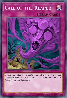 Call of the Reaper Yu-Gi-Oh card