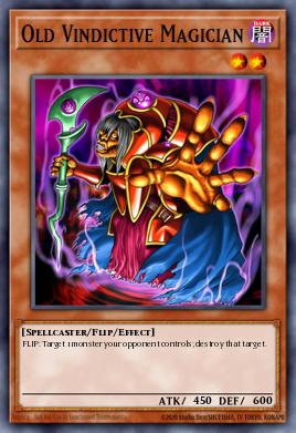 Old Vindictive Magician Yu-Gi-Oh card