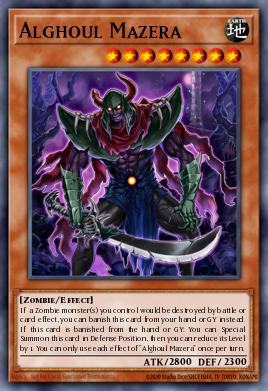 Alghoul Mazera Yu-Gi-Oh card
