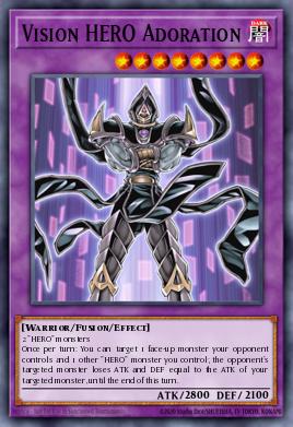 Vision HERO Adoration Yu-Gi-Oh card