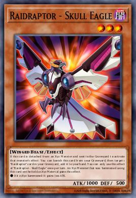 Raidraptor - Skull Eagle Yu-Gi-Oh card