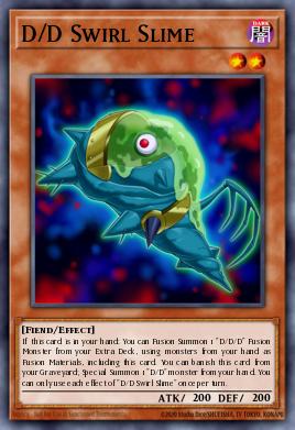 D/D Swirl Slime Yu-Gi-Oh card